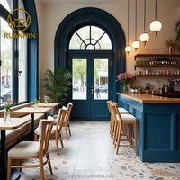 Mobilier personnalisé de haute qualité pour restaurant commercial Ensemble table et chaises pour café pour centre commercial Restaurant Coffee Shop