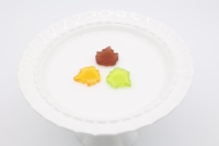 Bonbons gélifiés saisonniers aux feuilles d'automne, gommes au maple pour le festival d'automne et Thanksgiving, approvisionnement en gros