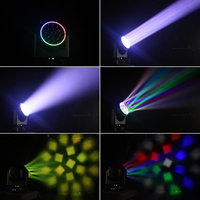 19x40W RGBW 4-in-1 LED Moving Head Wash Light 4.5-45 Degree Zoom Single Pixel DMX512 RDM Bee-Eye Effect Stage Lighting