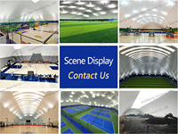 Dôme Gonflable pour Équipement de Football, Tentes Sportives, Arenes, Terrains de Tennis et de Padel, Structure Soutenue par Dôme Gonflable