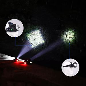 Linterna frontal LED con zoom V9, alcance de 200 a 500 metros, 135g a 157g, impermeable IPX4, chip T6, recargable con batería 18650, para exteriores. - Product Image 5