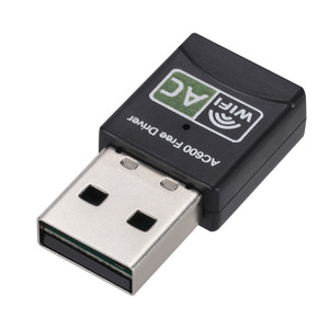 Miễn phí điều khiển AC600Mbps WIFI Card mạng 802.11ac 5GHz không dây Dongle Wifi USB Adapter 2.4G + 5g - Product Image 2