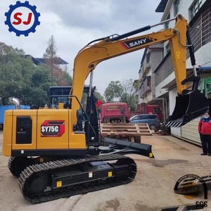 In Stock SANY SY75C SY35C SY35U <b>Used</b> Mini Crawler Excavator Low Hours Earth Moving <b>Machinery</b> for Construction Site Jobsite Work - Product Image 1