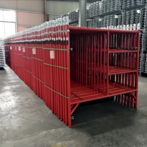Venta al por mayor de andamios de marco de acero galvanizado con ruedas giratorias para la construcción - Product Image 2