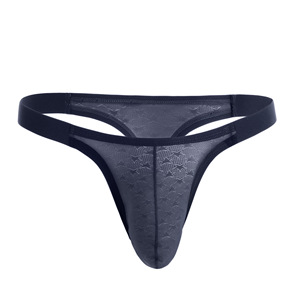 Slip perizoma da <span class=keywords><strong>uomo</strong></span> <span class=keywords><strong>in</strong></span> jacquard a stella, con cinturino sottile elastico, vita bassa, taglia europea, disponibile all'ingrosso - Product Image 5