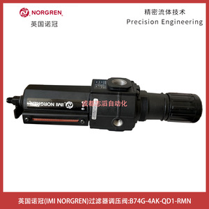 วาล์วลดแรงดันนอร์เกรน B74G-4AK-QD1-RMN 1/4 นิ้ว สำหรับแก๊สและลม - Product Image 4