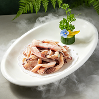 Tiras de Calamar Gigante Congeladas IQF Premium, Tiras de Calamar sin Piel, Certificación BRC HACCP para Restaurantes y Servicios de Catering, 1 kg