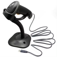 Lecteur de codes-barres 1D laser avec câble USB et support