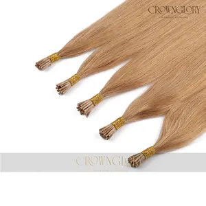 Luxurious Great Lengths Pre Bonded Italy Keratin I Tip Hair Extensions Wholesale Supplier