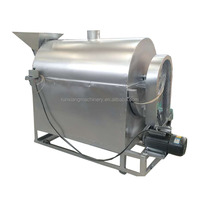 Machine de torréfaction et de séchage industrielle pour grains de café et noix avec moteur, multifonction, haute capacité 100-500 kg/h pour l'industrie alimentaire