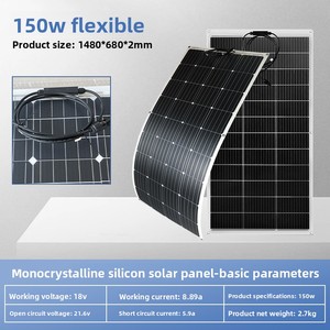 Panneau solaire flexible 150W, module photovoltaïque pliable, léger et mince, pour voiture, tente, recharge extérieure – Produit transfrontalier très demandé - Product Image 6