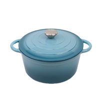 Ustensiles de cuisson en fonte émaillée antiadhésifs, Marmites à ragoût en fonte, Marmite de cuisson, Cocotte en fonte émaillée