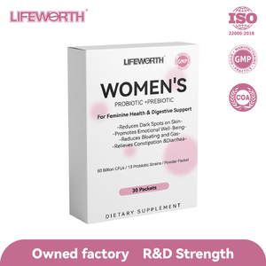 जीवन की महिला प्रोबायोटिक्स प्रीबायोटिक्स पाउडर पूरक वयस्क पाचन और प्रतिरक्षा समर्थन महिला स्वास्थ्य के लिए निर्मित - Product Image 2