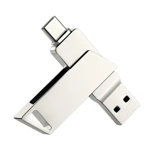 super quality fast speed 2 in 1 C port memorias usb flash drive for iphone ipad mac c to A usb gadgets mobile phone OTG cle usb