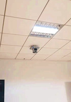 Support pour caméra de vidéosurveillance, accessoire plafond télescopique, mouvement Vertical, épaisseur 1.5M, caméra électrique, CCTV