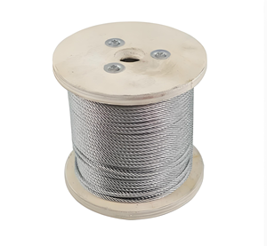 Cable de cuerda de alambre de acero de alta resistencia 6mm 8mm 6X19 6X36 <span class=keywords><strong>Alma</strong></span> De Acero galvanizado hecho en China - Product Image 6
