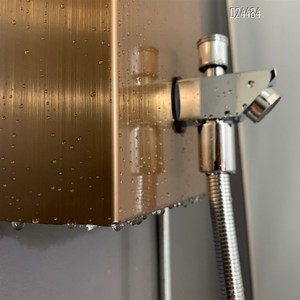 Panel de ducha de acero inoxidable con sistema de torre Sistema de lluvia, cabezal de ducha de <span class=keywords><strong>cascada</strong></span>, grifo con 5 funciones, sistema de masaje de lluvia con chorros corporales - Product Image 6