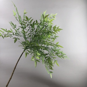 YOPIN-6032 Haute plante à branches multiples à 6 fourches, <span class=keywords><strong>Nandina</strong></span> à feuilles minuscules et luxuriantes, style néo-chinois, pour décoration intérieure et extérieure, pour diverses scénarii - Product Image 2