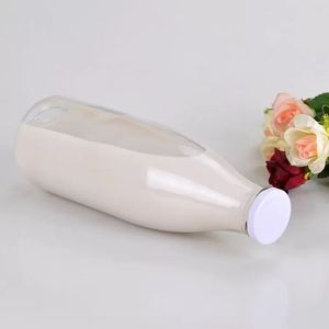 Prix usine fond <span class=keywords><strong>plat</strong></span> <span class=keywords><strong>hermétique</strong></span> pyramide chats en forme pour le milkshake en verre bouteille en verre rond - Product Image 1