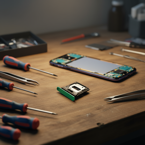 Tiroir de carte SIM vert Xiaomi Mi11i, pièce de rechange pour réparation de téléphone portable - Product Image 2