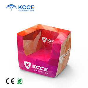 家具イベントテーブルソファ屋外プロモーション用インフレータブルチェアインフレータブルカウチバーカスタムロゴトレードショー機器 - Product Image 2