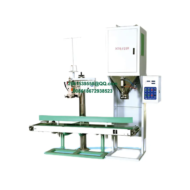 New rice milling machine 400-600 bags/h DCS-25SC1 Two Hoppers Packing Scale with Stronger Rising Conveyor for 5-50kg per bag