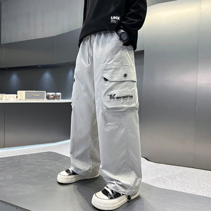 Pantalon <span class=keywords><strong>Cargo</strong></span> Polyvalent à la Mode pour Garçons, Collection Automne-Hiver, Vente en Gros Personnalisée - Product Image 2