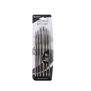 Giorgione - Juego de 6 Pinceles de Pintura de Diferentes Formas, Pelo de Nailon, Mango de Madera, para Acrílico, Óleo, Acuarela y <span class=keywords><strong>Dibujo</strong></span> - Product Image 4