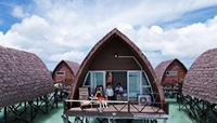 Maisons préfabriquées triangulaires modernes, simples, luxueuses et spéciales pour la vie et l'hôtel
