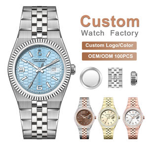 Arazi sakinleri paslanmaz çelik saatler <span class=keywords><strong>2025</strong></span> erkekler 40mm japon hareketi kadınlar 36mm elmas 3ATM su geçirmez saatler - Product Image 2