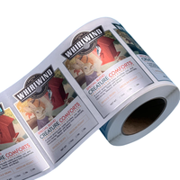Étiquettes en papier adhésif imperméables de luxe, personnalisées, holographiques, résistantes aux UV, anti-huile, durables, en vinyle, autocollants pour bouteilles