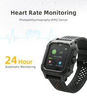 Jam Tangan Peringatan Heatstroke OEM/ODM Pencegahan Heat Stroke Indeks Panas WBGT Nilai Perkiraan Peringatan 4 Tingkat IP67 Tahan Air Tahan Debu