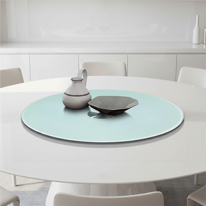 Piatto Girevole Lazy Susan in Vetro Temperato Personalizzato da 6 mm, 50 <span class=keywords><strong>cm</strong></span>, <span class=keywords><strong>60</strong></span> <span class=keywords><strong>cm</strong></span>, 70 <span class=keywords><strong>cm</strong></span>, 90 <span class=keywords><strong>cm</strong></span>, per Tavolo da Patio - Product Image 5