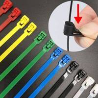 Fabricant d'attaches de câble en nylon réutilisables 7.4MM * 450 MM flexibles attaches de câble réutilisables 7.4MM * 450 MM