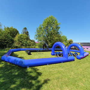 Nouvelle piste de course gonflable d'extérieur conçue pour le divertissement gonflable, technologie de pointe, garantie de satisfaction pour tous les pilotes - Product Image 1