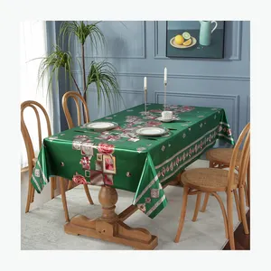 Waterproof Oil-proof Christmas Nonwoven Table Cloth Logo