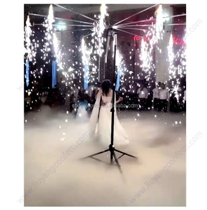360 rotierende Hochzeits dekoration Pyro technische Tanz veranstaltung liefert Prop <span class=keywords><strong>Party</strong></span> Bühne Hintergrund Dekor Ausrüstung für Feuerwerk - Product Image 2