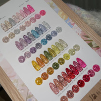 YuuJa Gel Pailleté 32 Couleurs – Vernis à Ongles Scintillant Floral de Guangdong – Emballage Basique – Nouvelle Collection