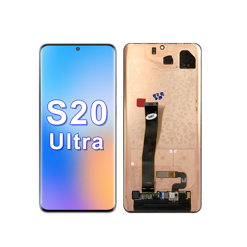 S20 Ультра мобильный телефон ЖК-дисплеев 100% оригинал 6,9 дюймов ЖК-дисплей для Samsung Galaxy S20 ультра SM-G988B/DS ЖК-дисплей