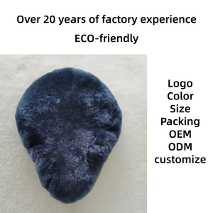 Sample Support Luxury Sheepskin Bike <strong>Seat</strong> Cover Eco-Friendly Waterproof Modern Design Custom - Product Image 2