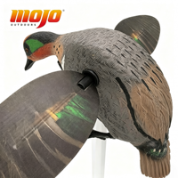 MOJO Outdoors ES Green Wing Teal, leurre de chasse au canard volant en plastique, pratique, de qualité supérieure, durable et réaliste