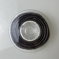 4mm 1000 Buah Cincin Mikro Silikon Pre-Loaded untuk I Tip Micro Beads Wefts Easy Loop Hair