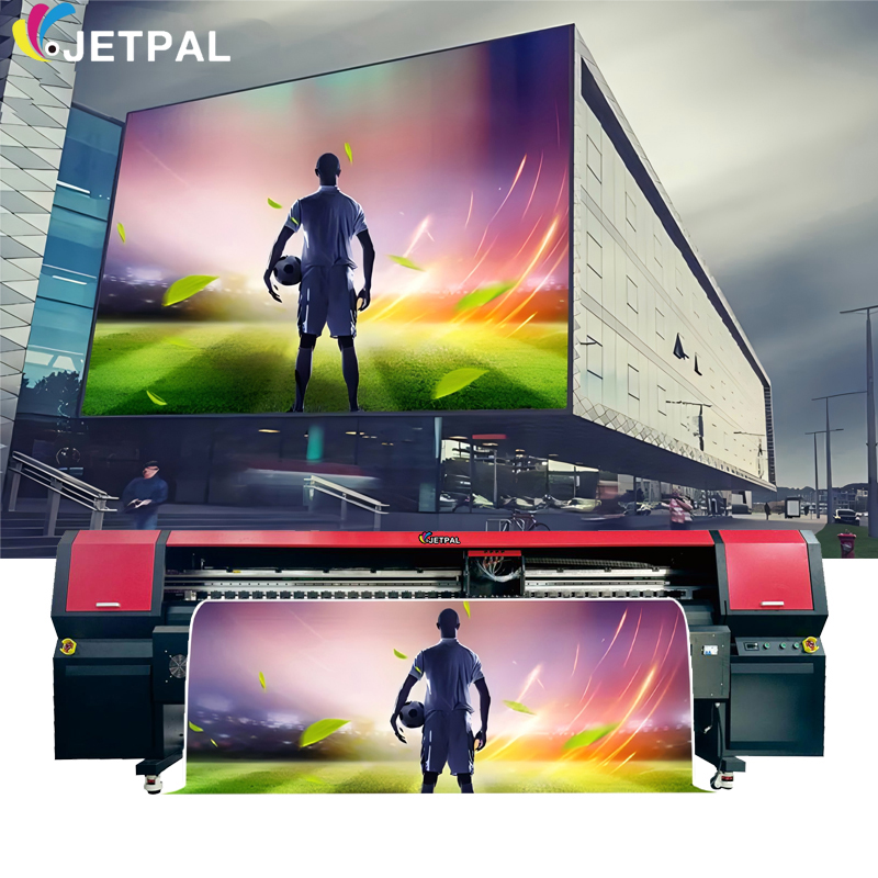 3.2m 10ft High Quality 512i Print Head Digital Inject Printer For Large Format Max Ink Capacity 4-Head InkJet Printer