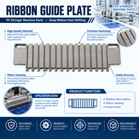Plaque de guidage pour machine à soudure PV Stringer 16BB/18BB pour le serrage et le positionnement du ruban anti-décalage
