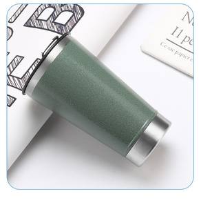 Tasse à café et à bière en acier inoxydable à double paroi isolée de 20 oz en gros vierge personnalisée tasses à vin en vrac avec couvercle - Product Image 4