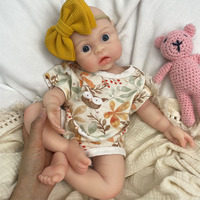 Poupée Reborn réaliste artisanale de 20 pouces, souple, non toxique, entièrement en silicone solide, nouveau-né fille/garçon, avec CE/CPC pour collection