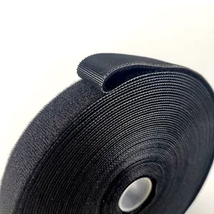 Factory Customized Back to Back Eco-Friendly Velcroes Hook and Loop Tape Self-locking Heat-Resistant Cable Tie
