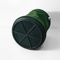Sac de travail suspendu cylindrique en toile pour électriciens, avec base rigide et isolation électrique, pour travaux en hauteur