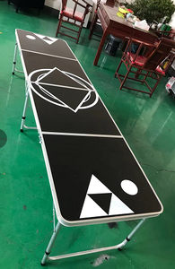 Tùy Chỉnh Có Thể Gập Lại Beerpong Trò Chơi Bảng Mạnh Mẽ 8 Chân Di Động Gấp Cổng Sau Bia <span class=keywords><strong>Pong</strong></span> Bảng Với Lỗ - Product Image 6