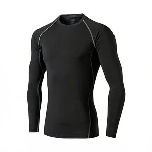Camisetas deportivas <span class=keywords><strong>de</strong></span> compresión con logotipo personalizado <span class=keywords><strong>de</strong></span> alta calidad, transpirables, <span class=keywords><strong>de</strong></span> secado rápido, para hombre, <span class=keywords><strong>de</strong></span> manga corta, para correr. - Product Image 6